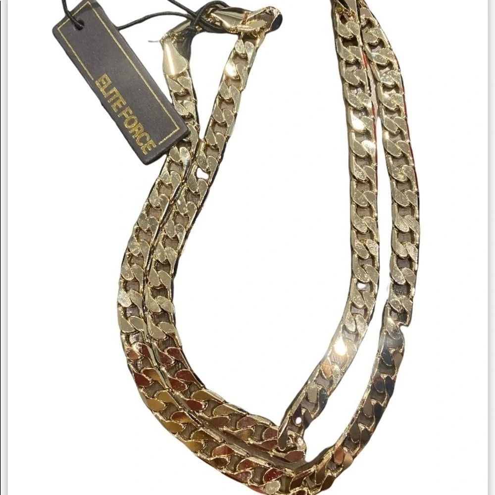 18k Gold Plated Necklace - 24" Length - New - Picture 3 of 5